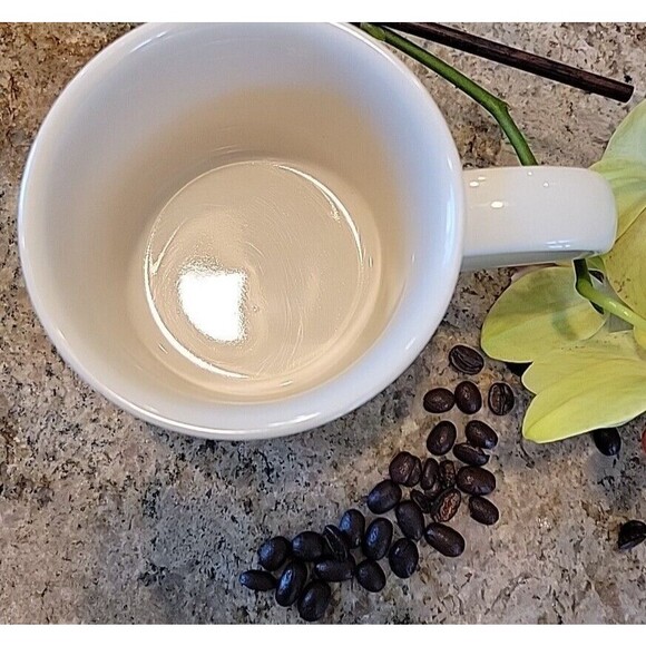 STARBUCKS Logo Coffee Tea Ceramic Mug 14 fl oz / 414ml USA Seattle , WA. 2013 - Picture 2 of 4
